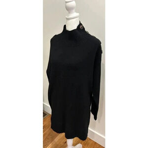 Anthropologie Sweater dress , women size M, Black